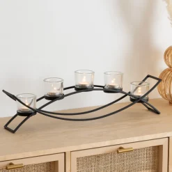 5 photophores sur pied