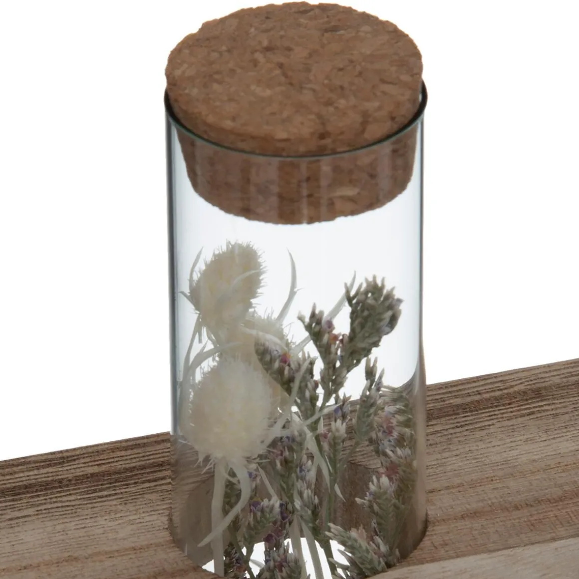 3 tubes fleurs séchées "House"