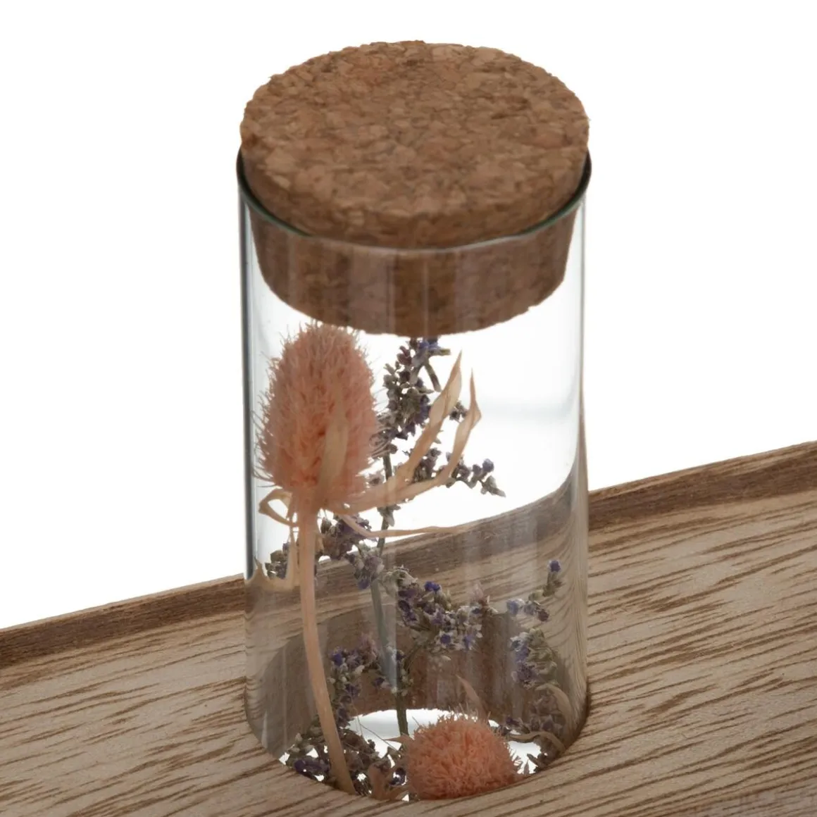 3 tubes fleurs séchées "House"