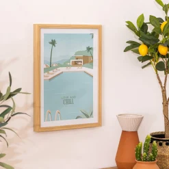 Affiche encadrée love "François"