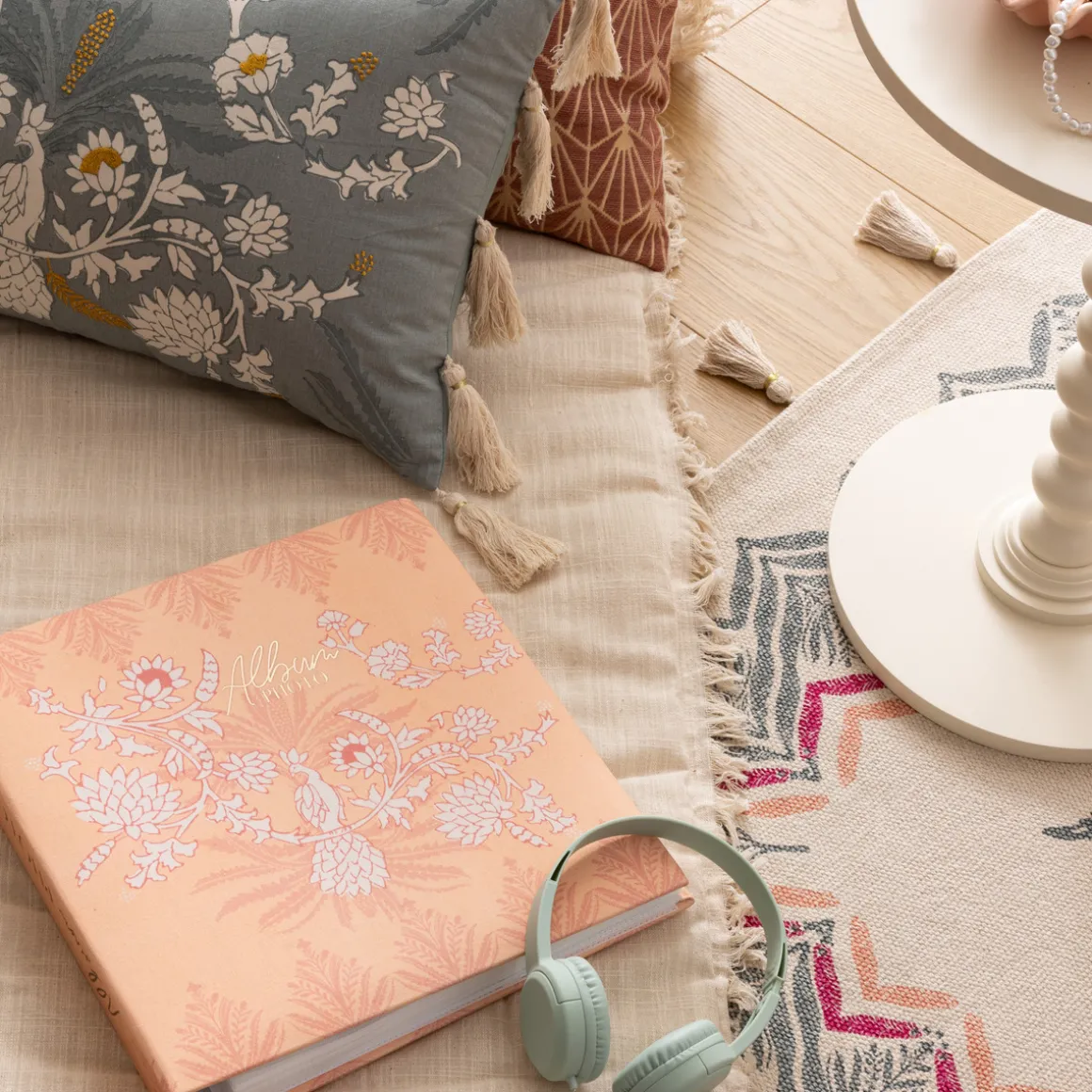 Album photo spirales en tissu "Wild"