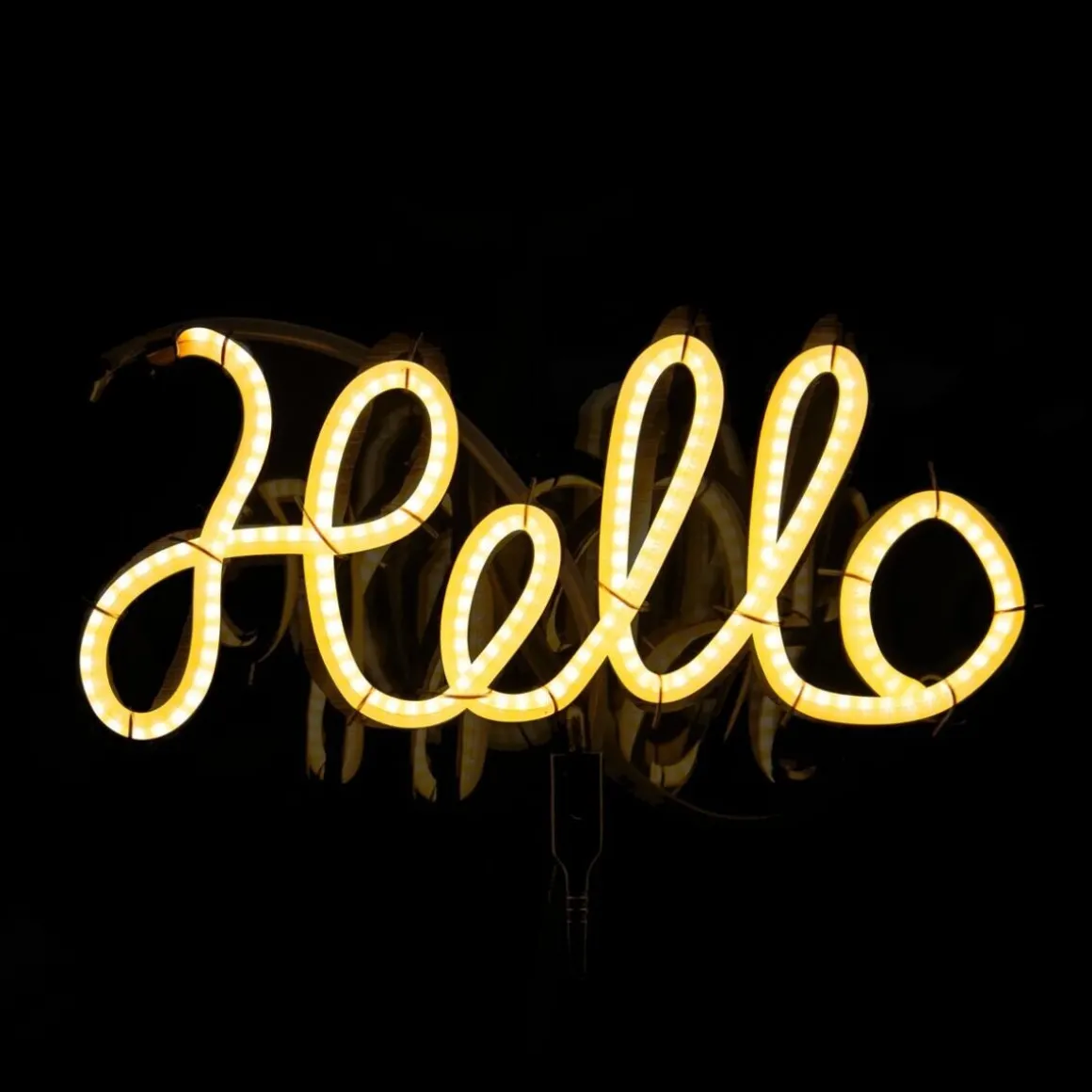 Ampoule LED "Hello"