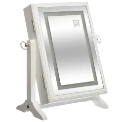 Armoire à bijoux LED, bois