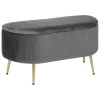 Banc coffre velours "Solaro"