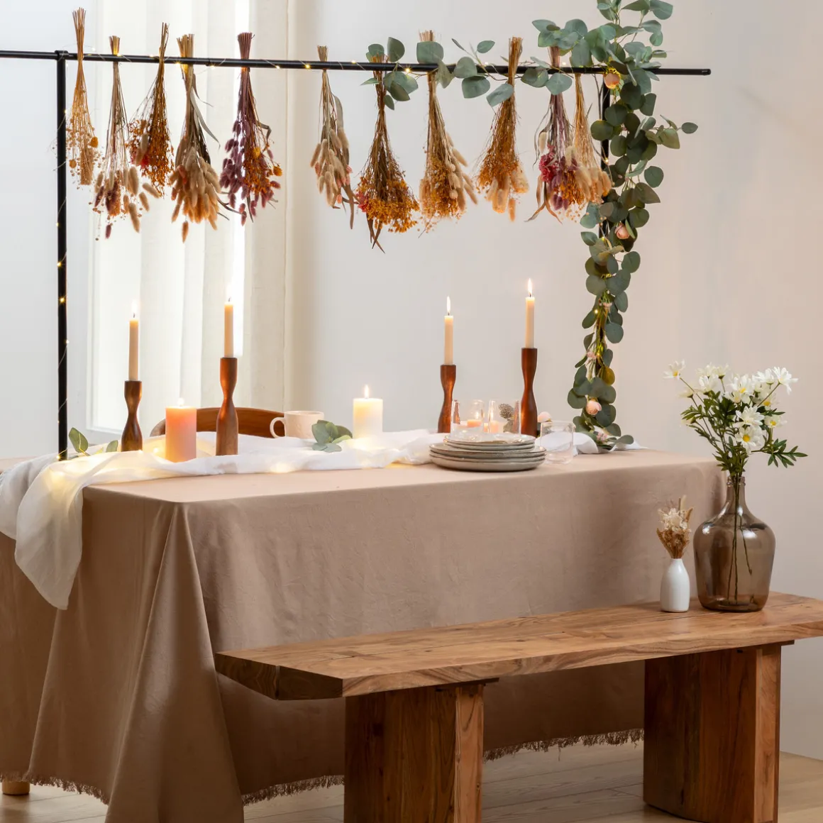 Barre décorative de table