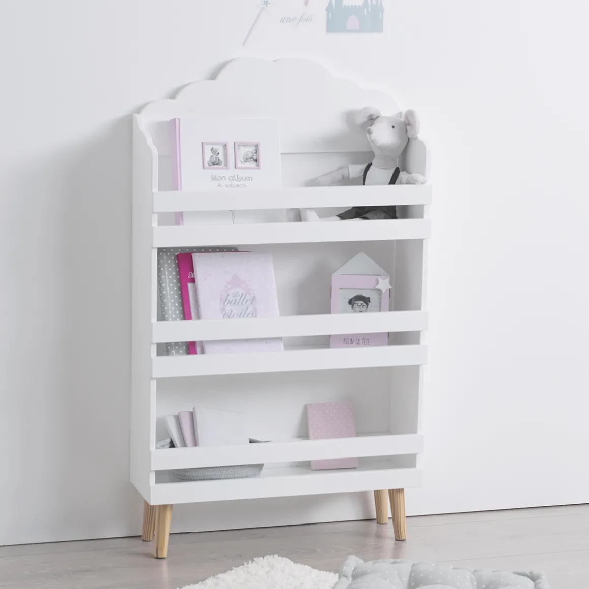 Bibliothèque enfant "Nuage"