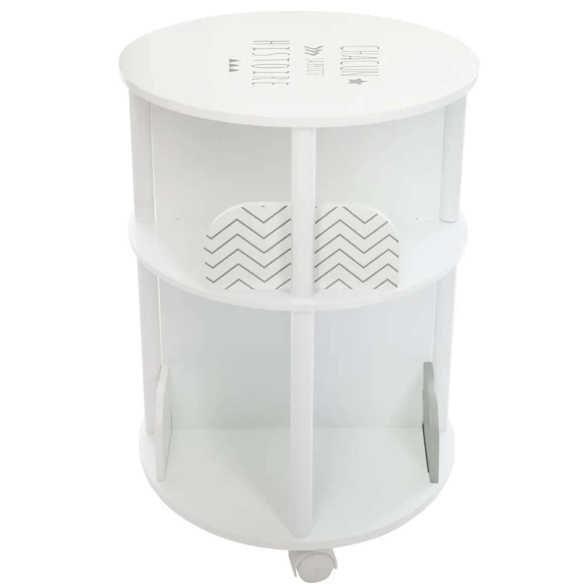 Bibliothèque enfant ronde