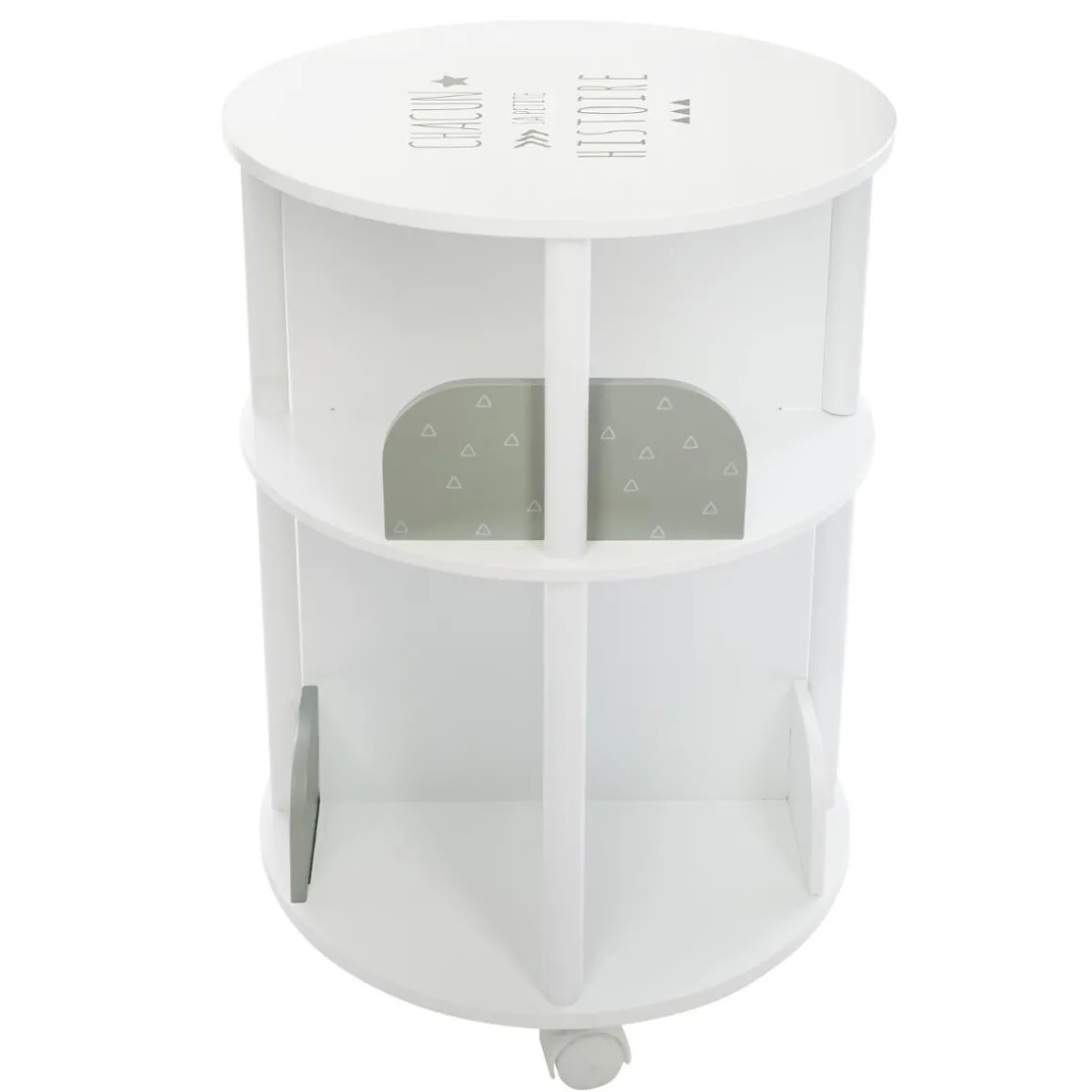 Bibliothèque enfant ronde