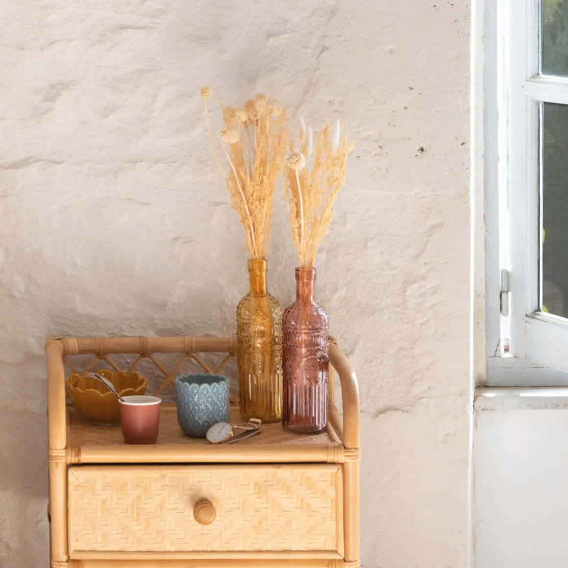 Bouquet fleurs séchées "Folk"