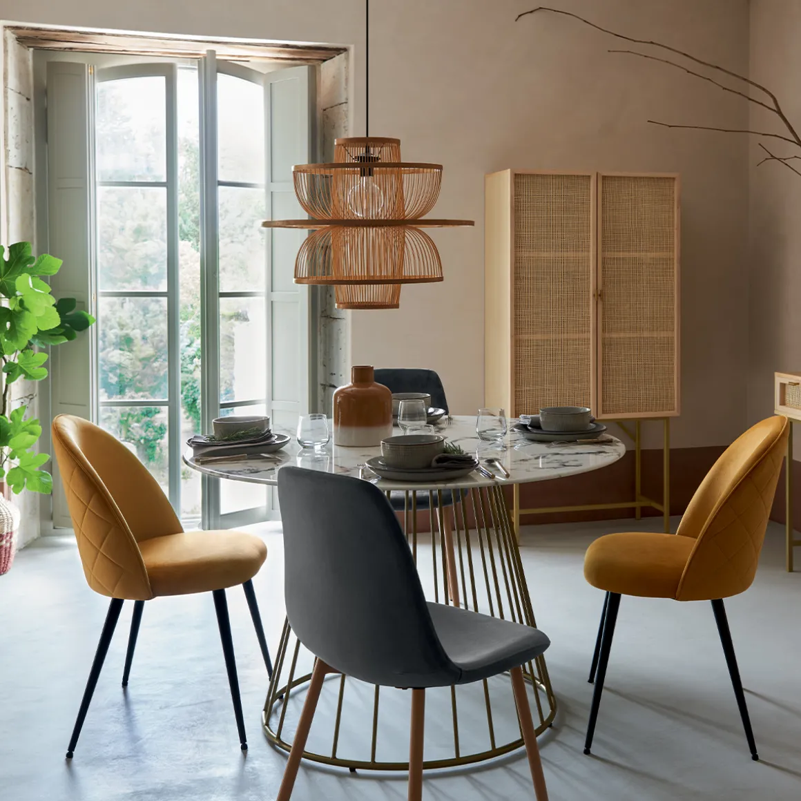 Buffet haut 2 portes "Rayo"