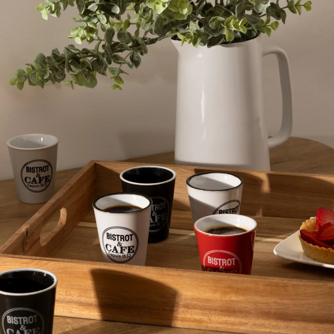 Coffret 6 tasses "Bistrot"