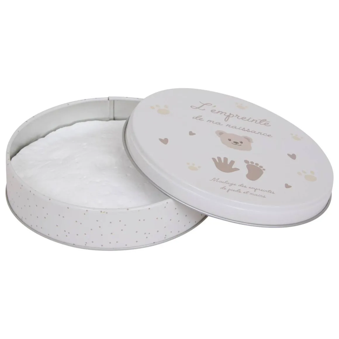 Coffret empreinte avec peluche "Aniel"