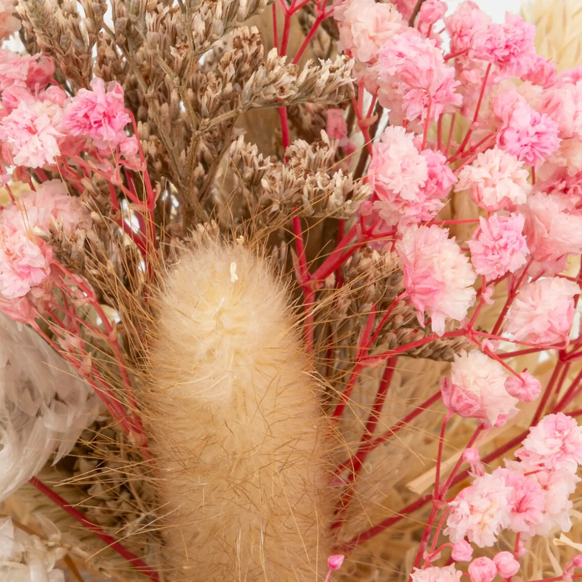 Composition boule fleurs séchées