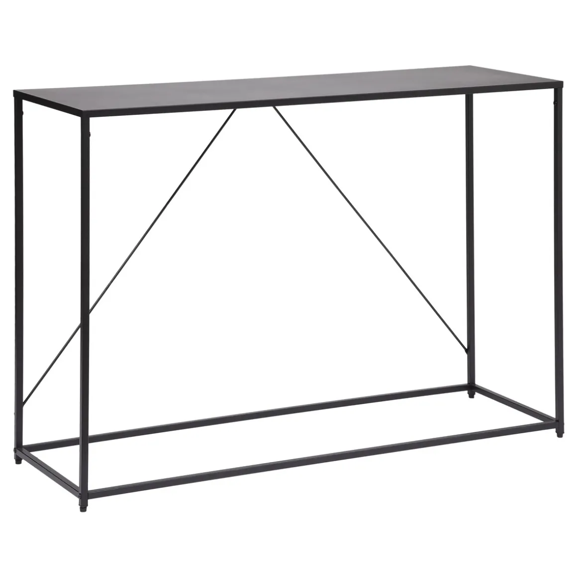 Console "Gota", métal, noir