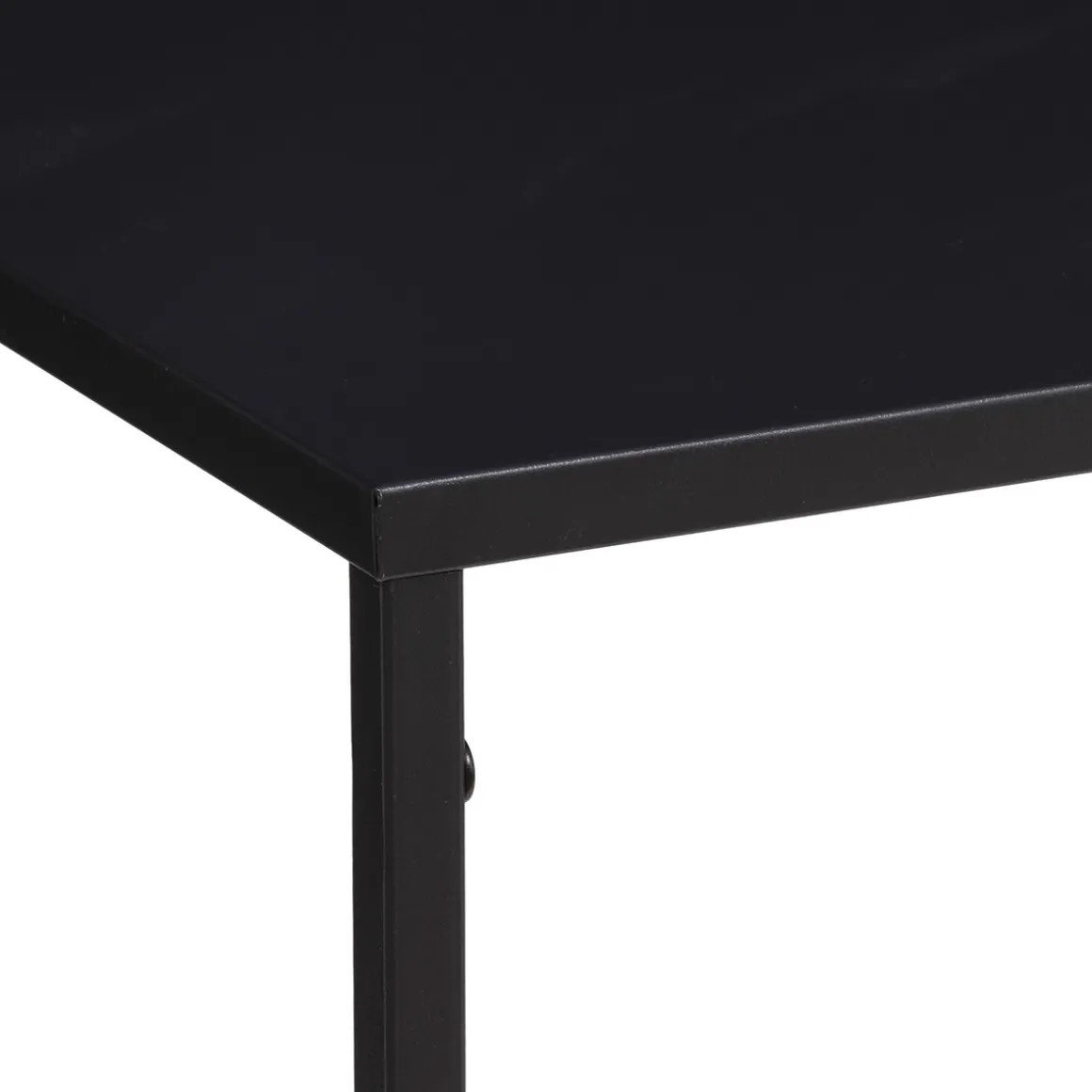 Console "Gota", métal, noir