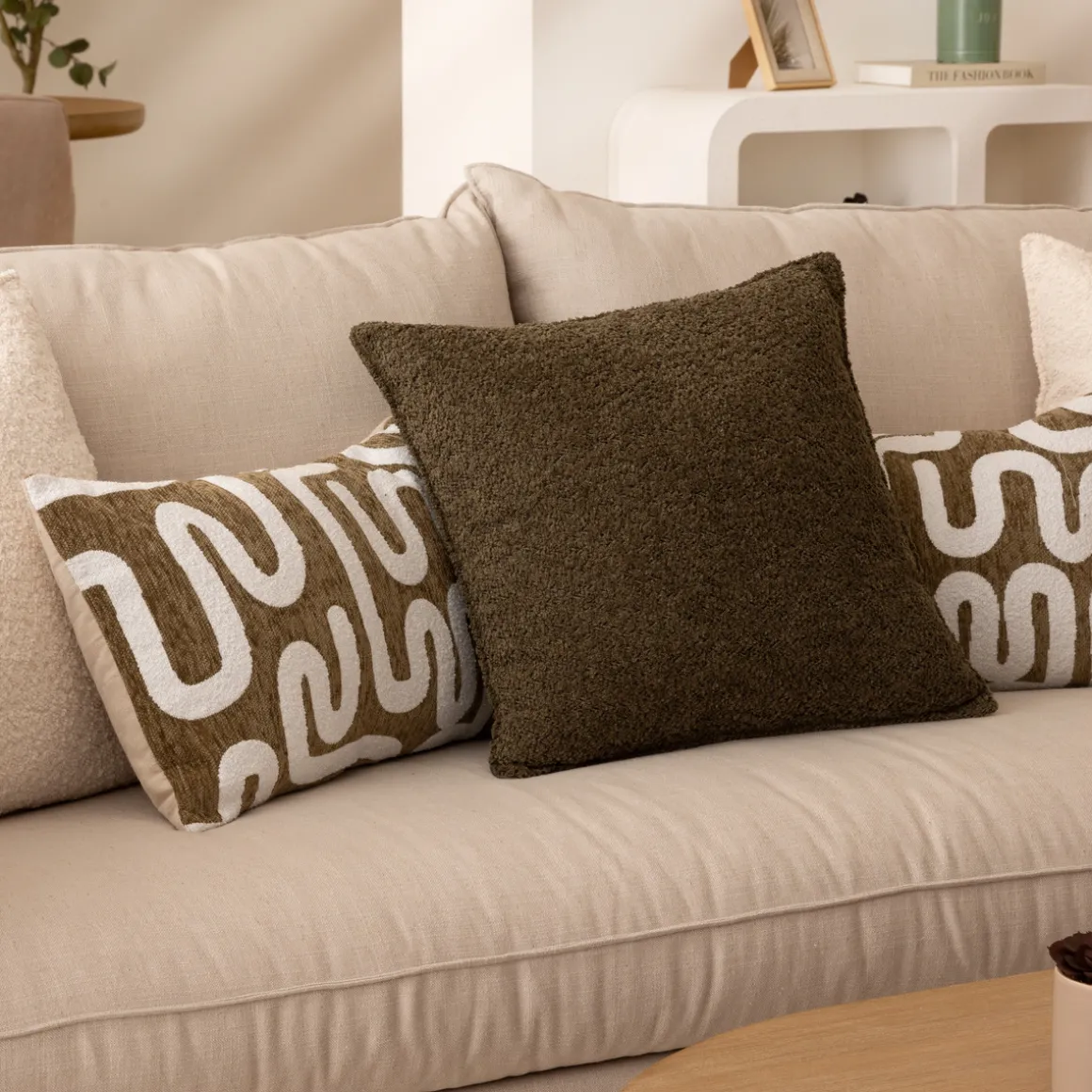 Coussin bouclette "Soana"