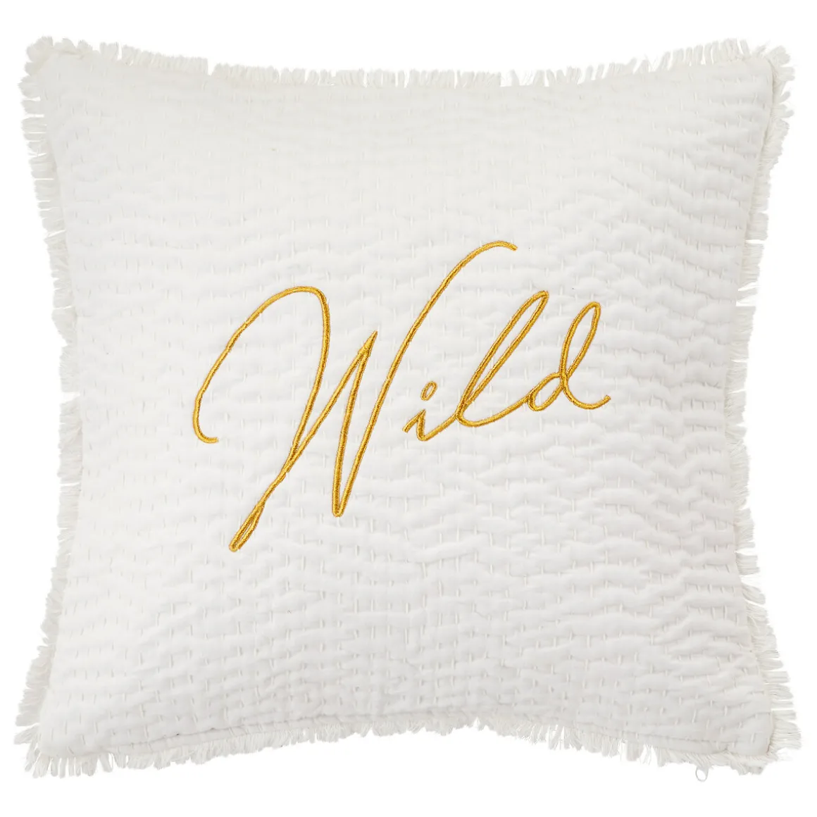 Coussin brodé "Wild"