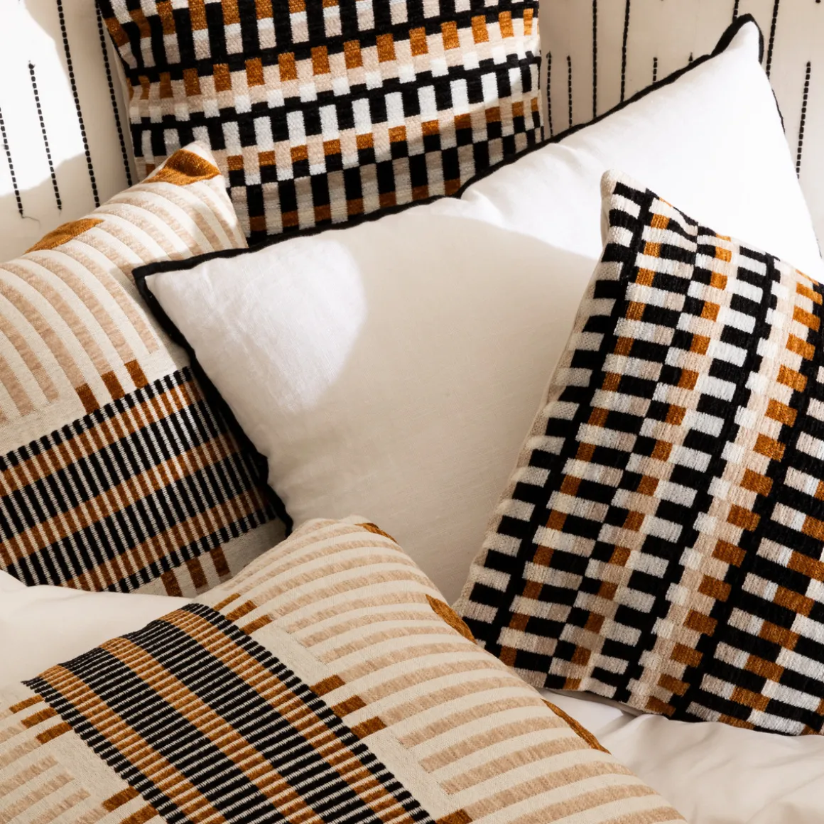 Coussin "Linah", coton