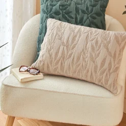 Coussin motif jacquard "Lehto"