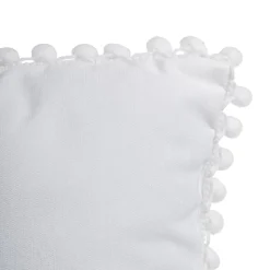 Coussin pompons