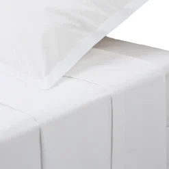 Drap plat, percale