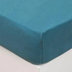 Drap-housse, coton lavé