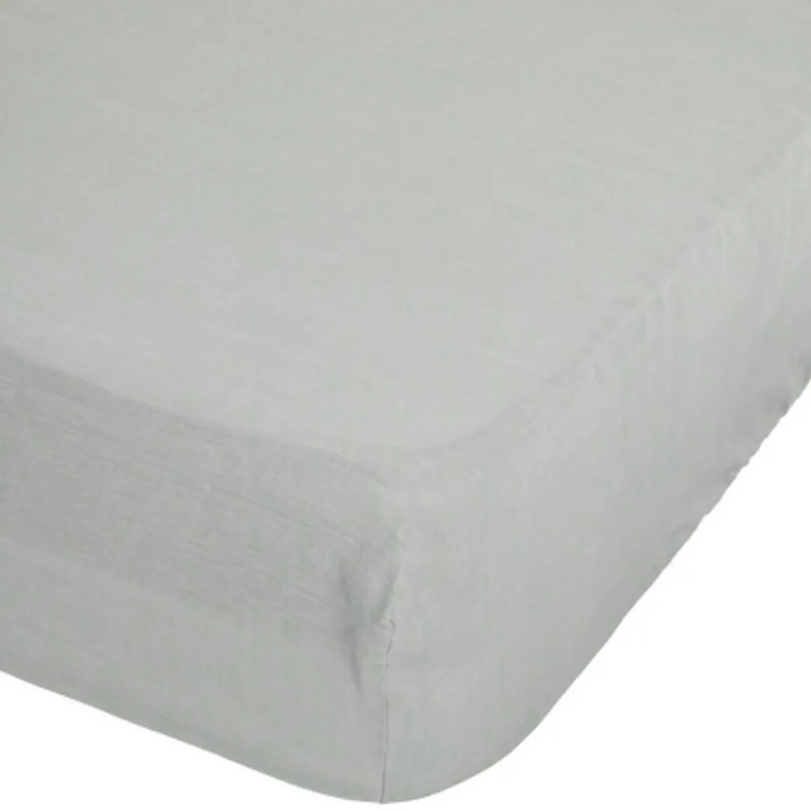 Drap-housse "Linah", lin lavé