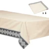Ensemble nappe et 6 serviettes "Inuit", coton