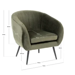 Fauteuil Gris 