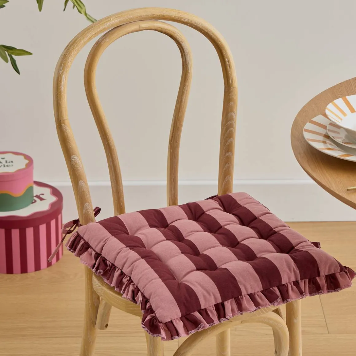 Galette de chaise "Cherry"