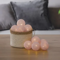 Guirlande LED 10 boules, pile