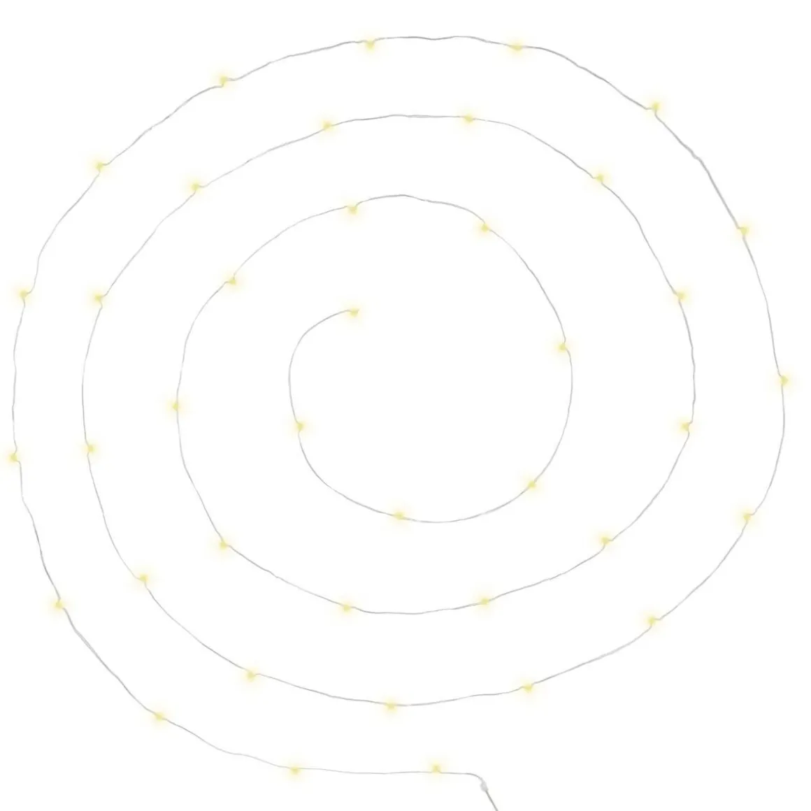 Guirlandes 40 microLED à pile