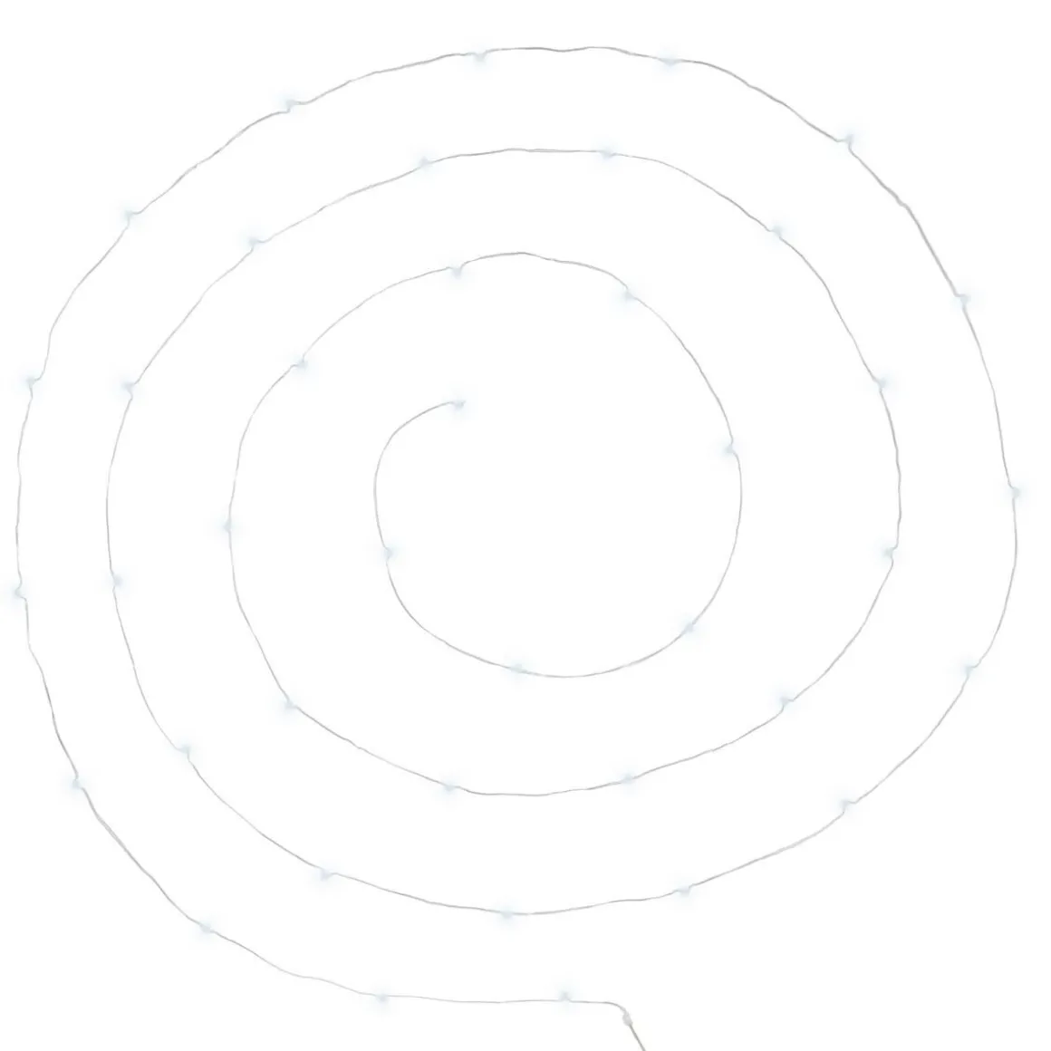 Guirlandes 40 microLED à pile