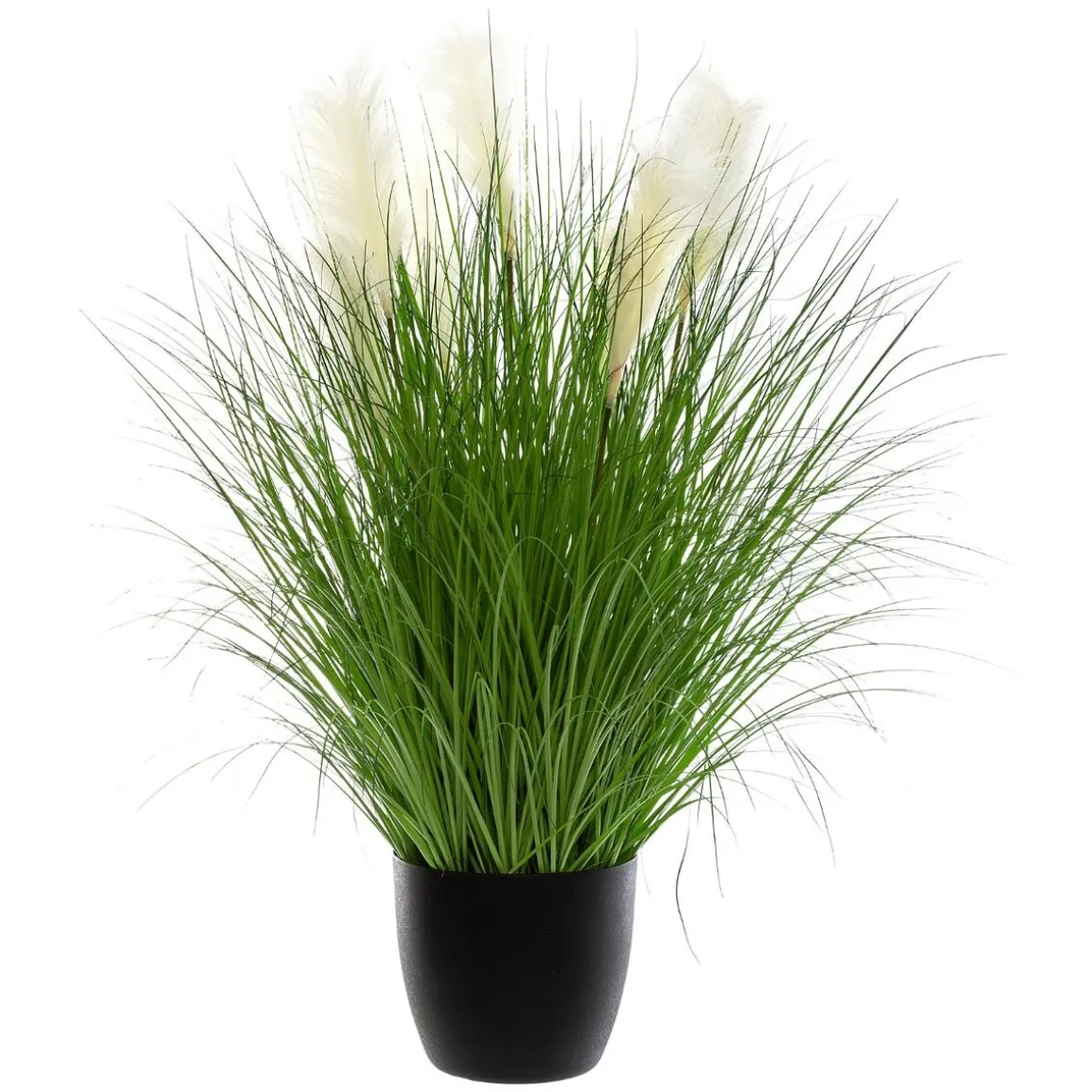 Herbe artificielle en pot