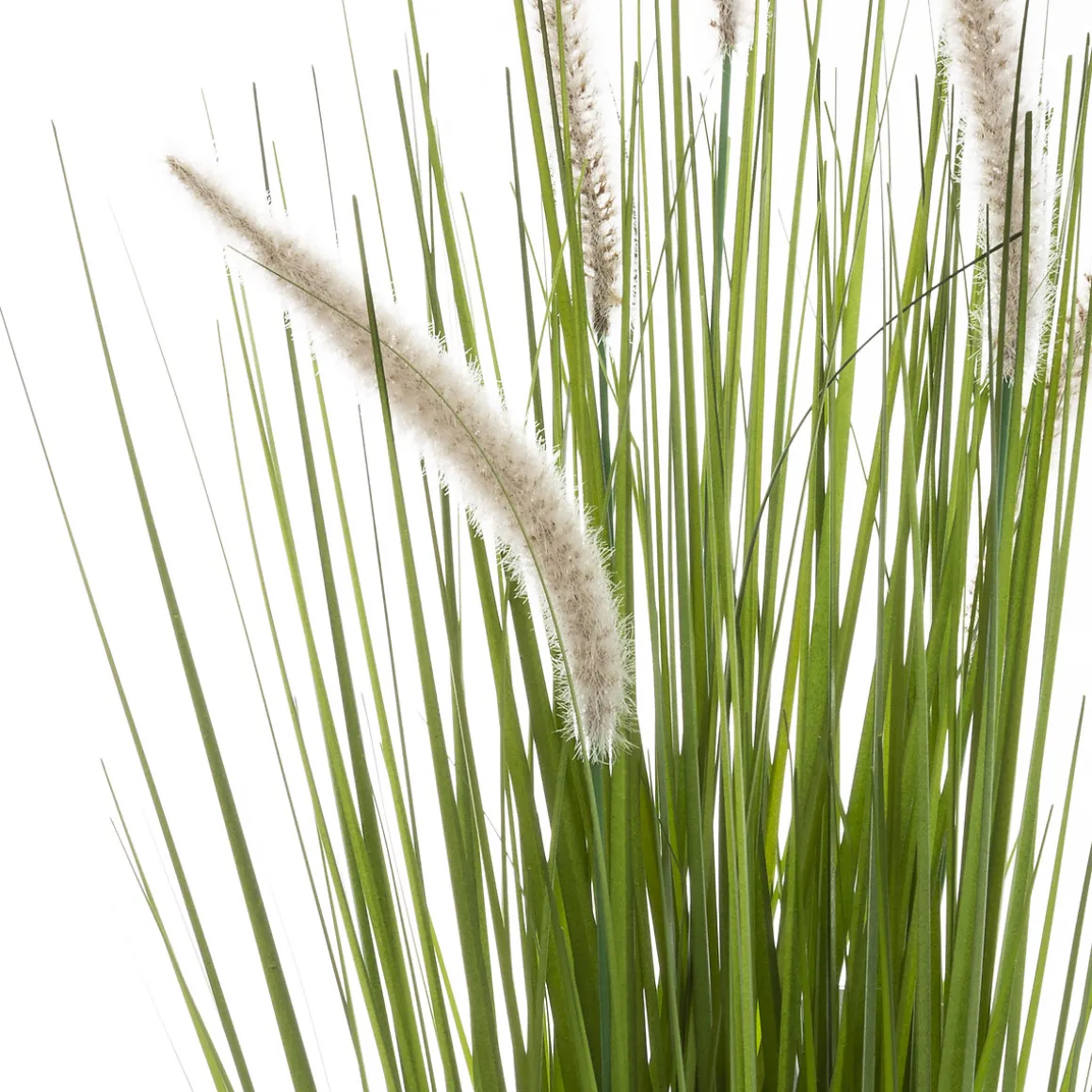 Herbe artificielle en pot "cat tails"