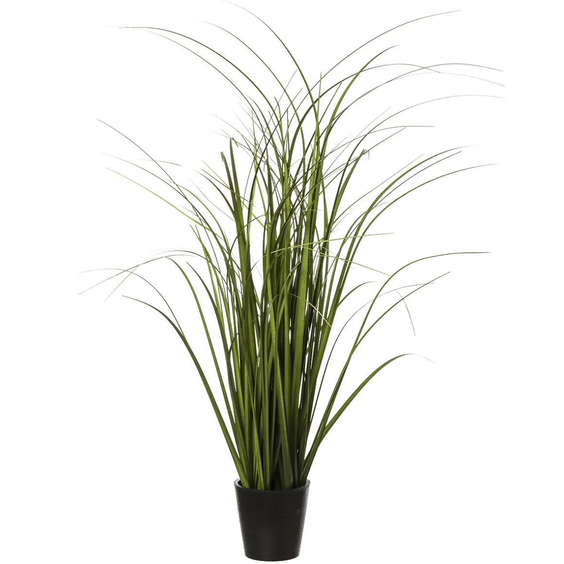Herbe artificielle en pot