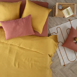 Housse de couette "Linah", lin lavé