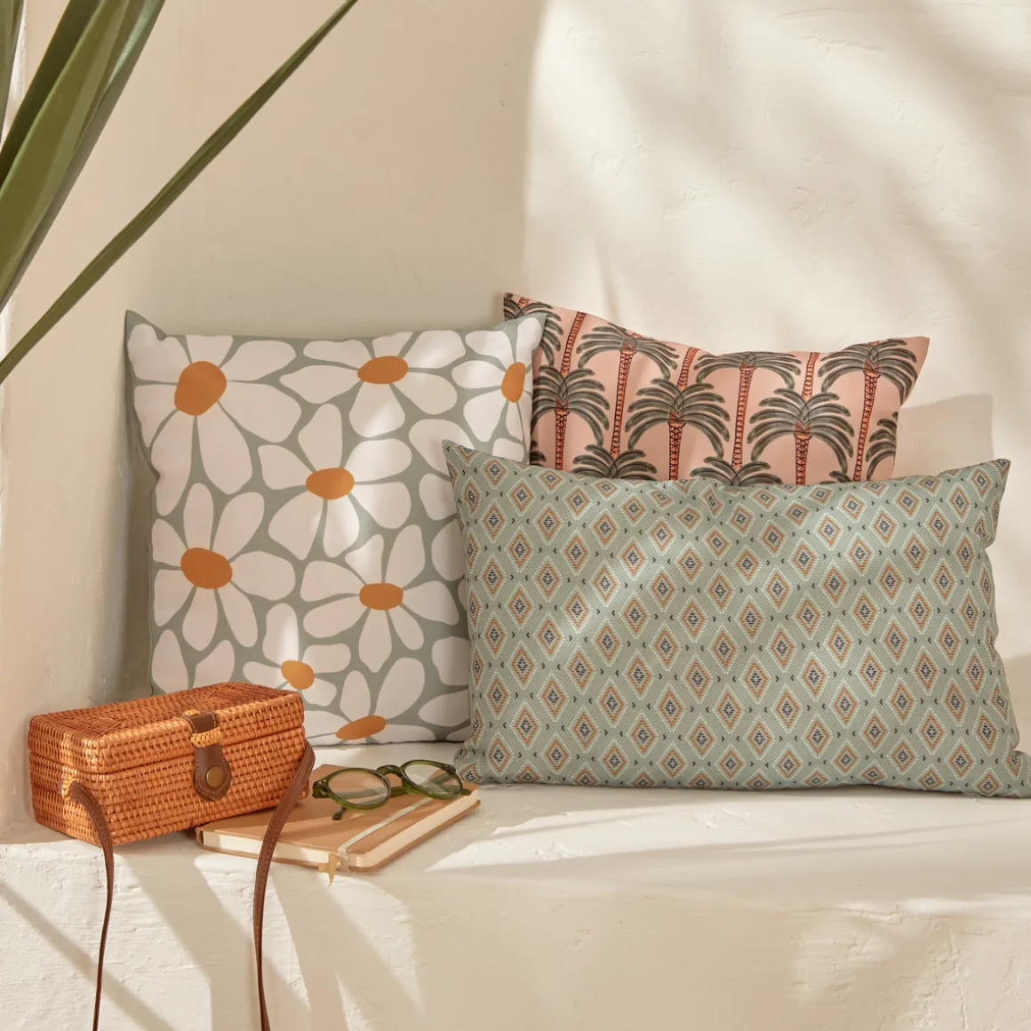 Housse de coussin d'extérieur "Lilio"