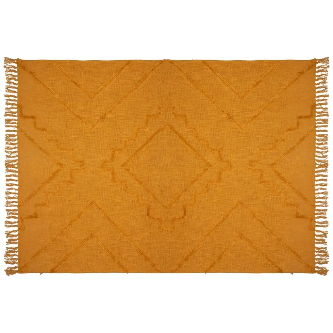 Jeté de lit "Inca", coton tufté