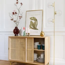 Lampadaire droit "Collectionneur"