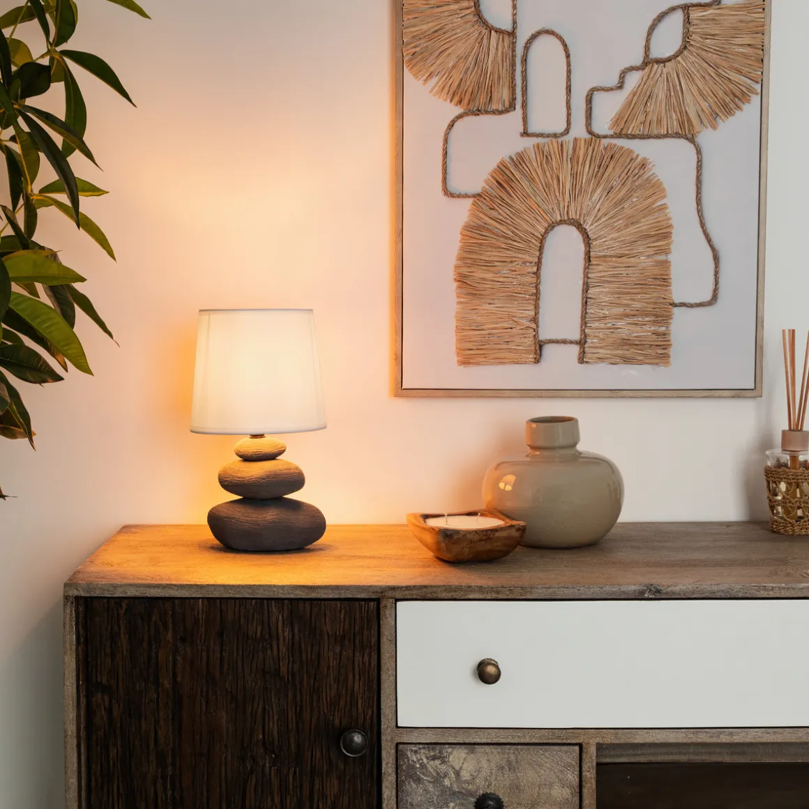 Lampe "Mer" , céramique