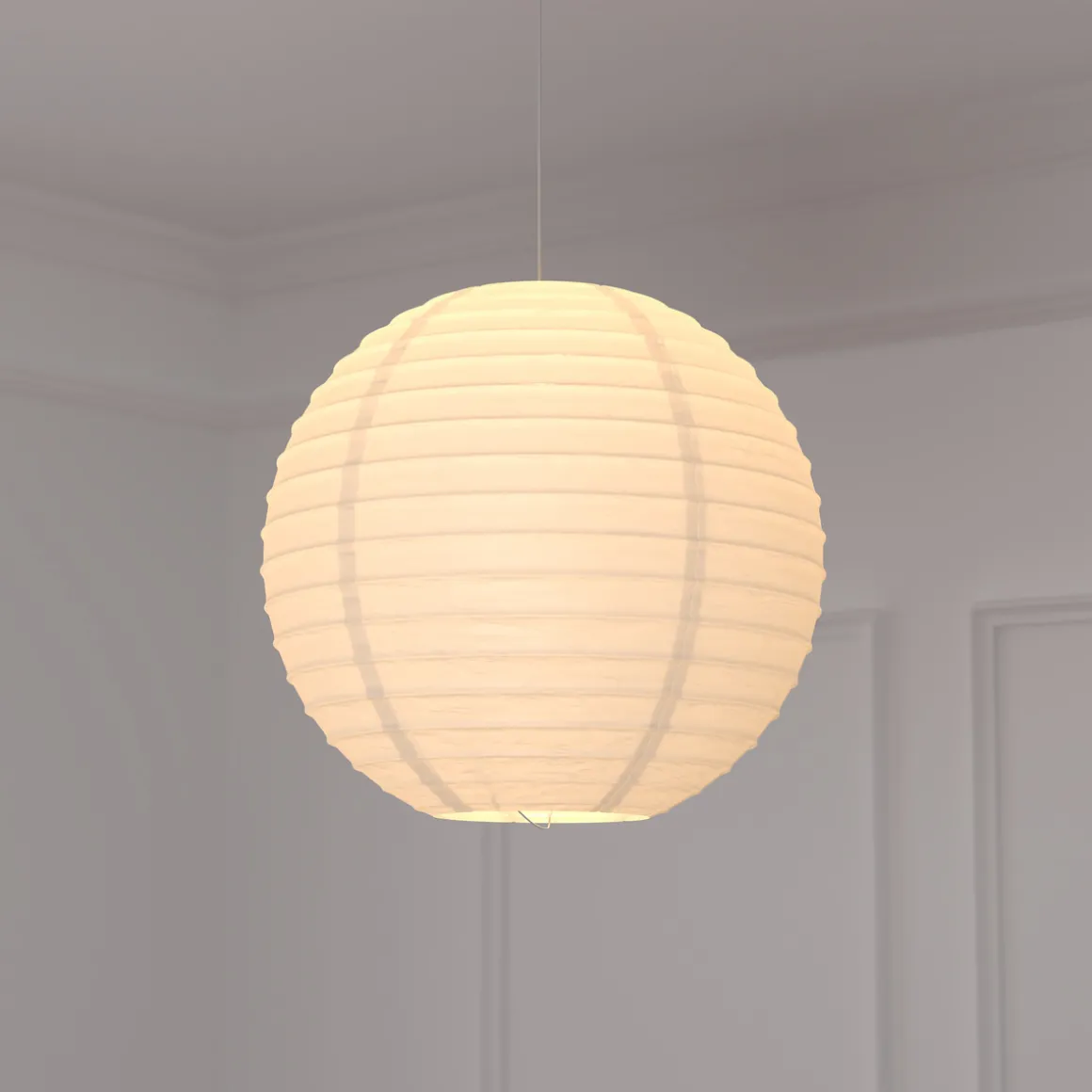 Lanterne boule papier