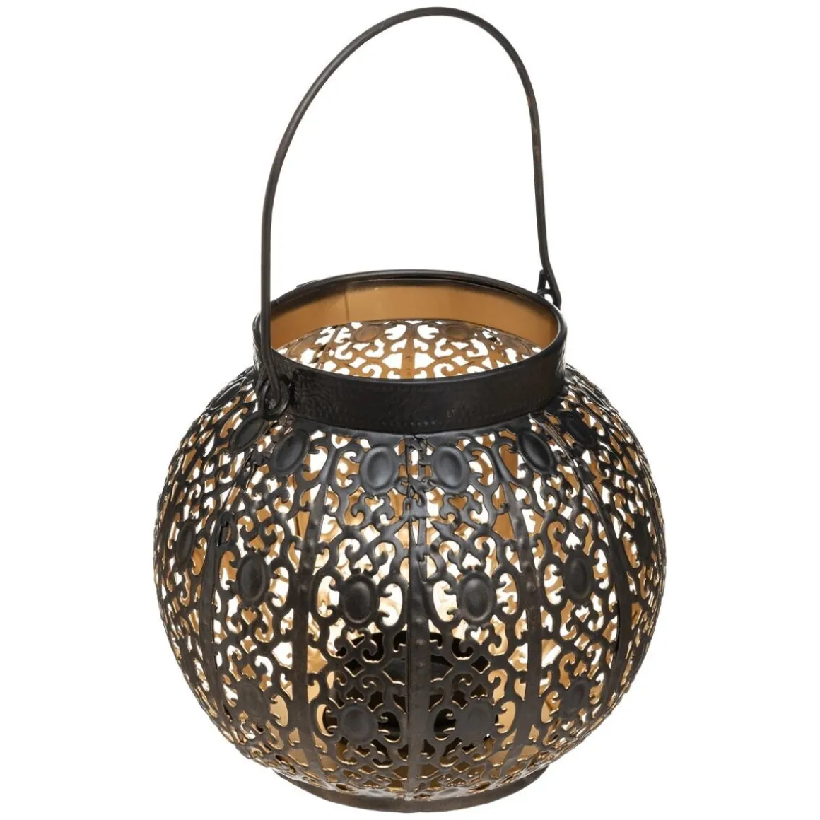 Lanterne ronde, métal
