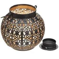 Lanterne ronde, métal