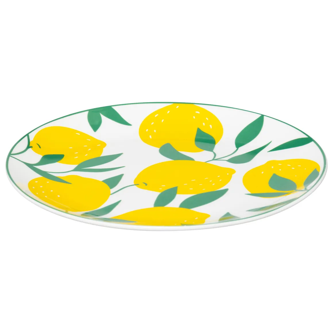 Lot de 6 assiettes dessert "Citron"