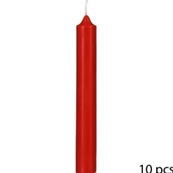 Lot de 10 bougies bâtons