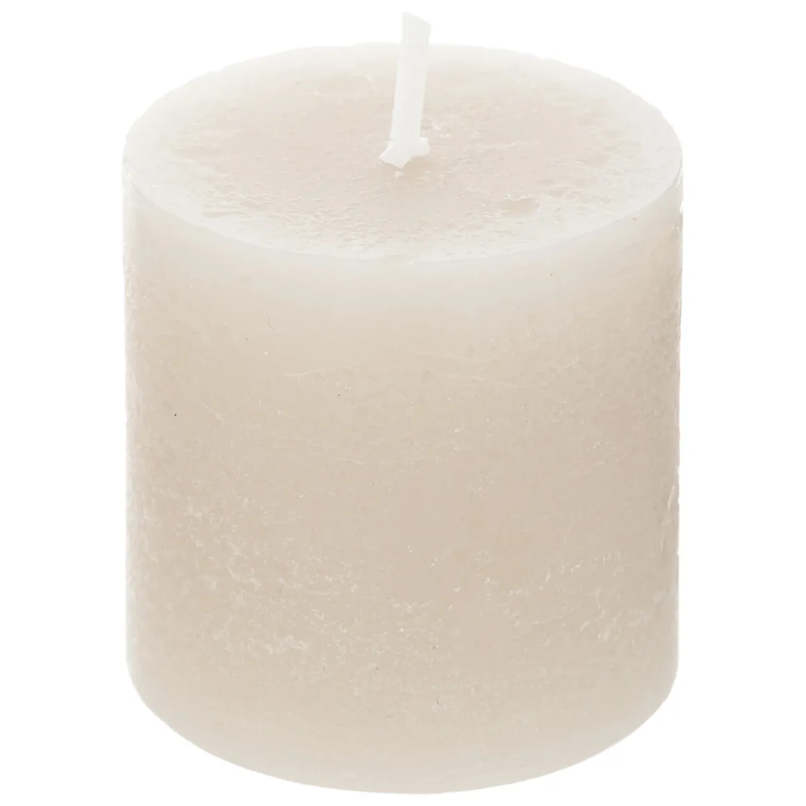 Lot de 4 bougies rustiques