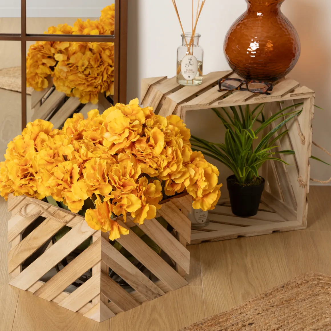 Lot de 2 caisses "Sulei"