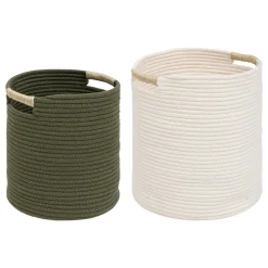 Lot de 2 paniers "Tropical boudoir"