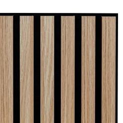 Lot de 4 panneaux décoratifs tasseaux bois Colva